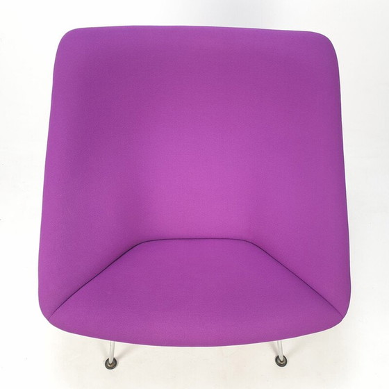 Image 1 of Fauteuil et ottoman Vintage Oyster par Pierre Paulin pour Artifort, 1980