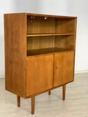 Mid Century hellerau highboard armoire salon vitrine vintage