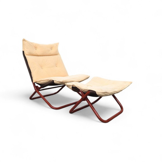 Image 1 of Chaise longue pliante vintage "Open" par Jan Dranger et Johan Huldt pour Innovator, 1970