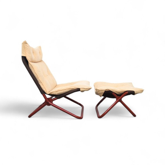 Image 1 of Chaise longue pliante vintage "Open" par Jan Dranger et Johan Huldt pour Innovator, 1970