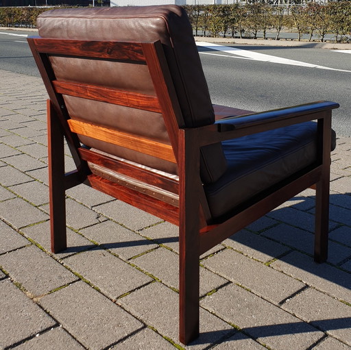 Rosewood Comfi Armchair Illum Wikkelso Capella 4 For Eilersen Denmark