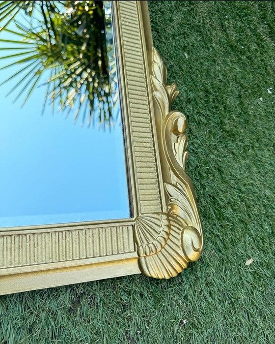 Image 1 of Classic Vintage DeKnudt Mirror Golden Trumeau