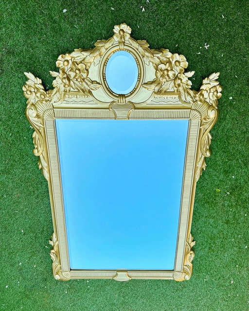 Classic Vintage DeKnudt Mirror Golden Trumeau