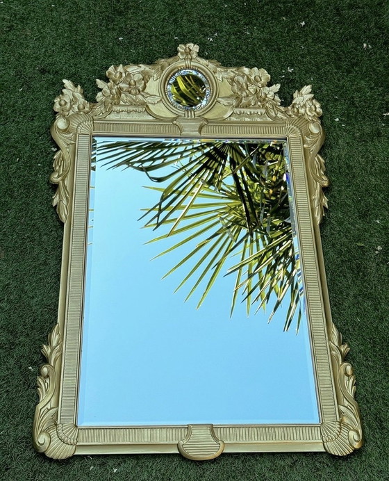 Image 1 of Classic Vintage DeKnudt Mirror Golden Trumeau
