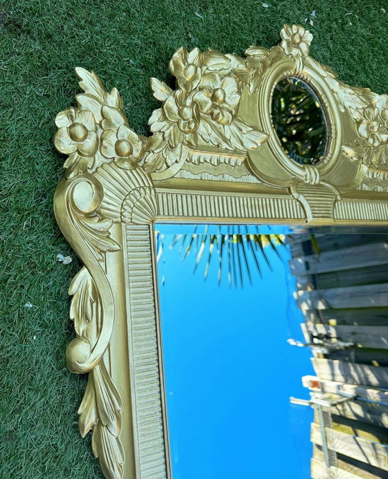 Image 1 of Classic Vintage DeKnudt Mirror Golden Trumeau