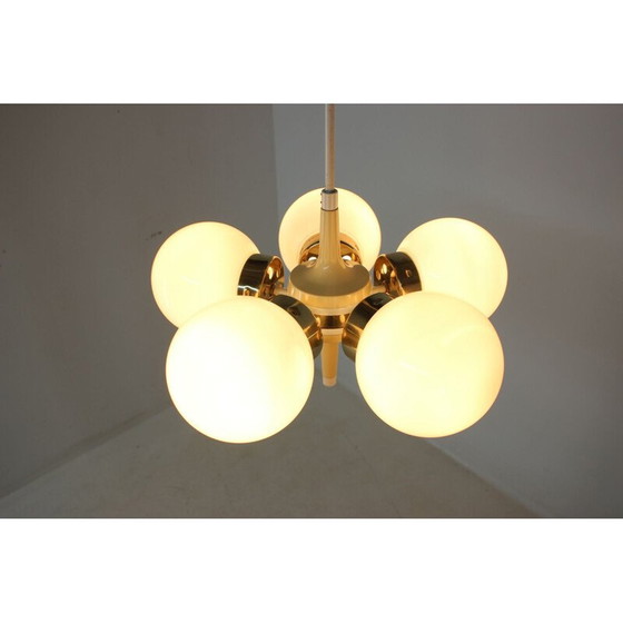 Image 1 of Lustre Vintage "Space Age Sputnik" par Elektroinstala Decin, 1970