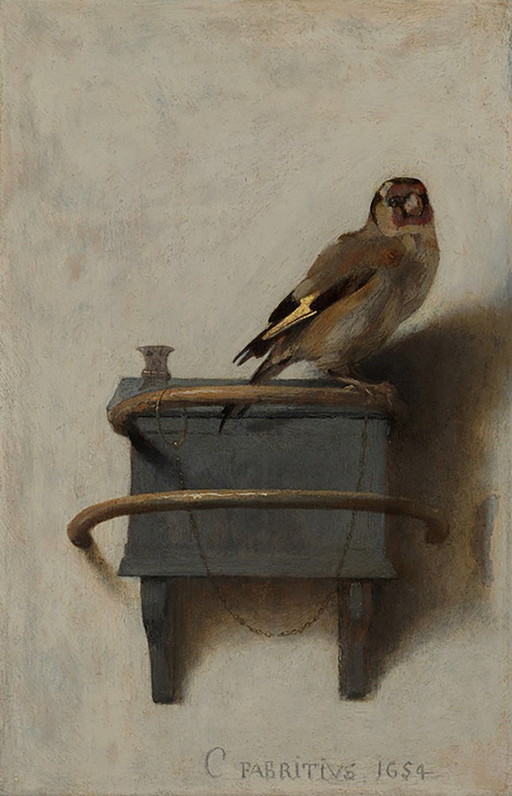 Carel Fabritius ---Le petit chardonneret