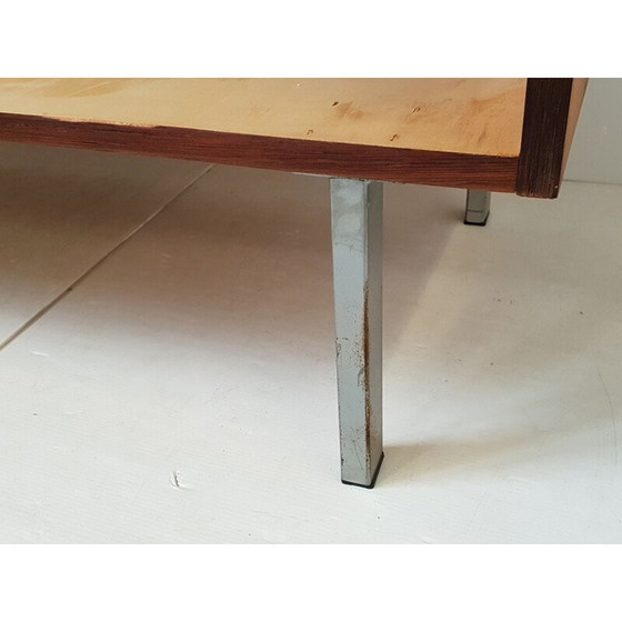 Image 1 of Commode vintage en bois et métal par André Monpoix, 1960