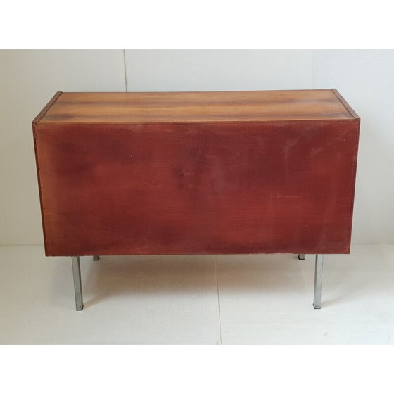 Image 1 of Commode vintage en bois et métal par André Monpoix, 1960