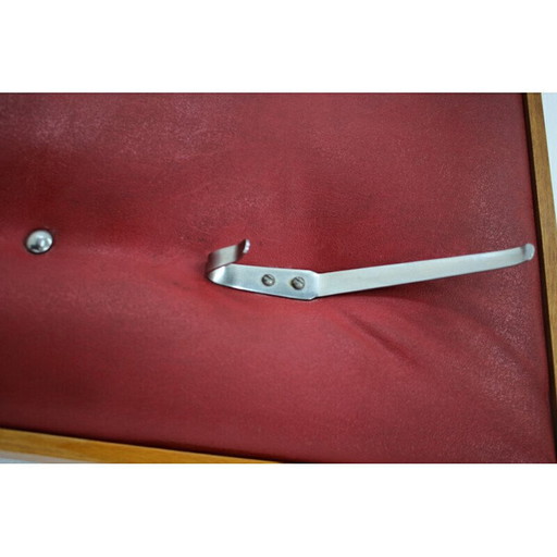 Panneau de porte-manteau vintage, Tchécoslovaquie 1970