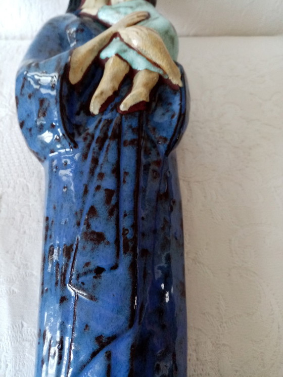 Image 1 of Sculpture Religieuse Céramique Belge Amphora 60/70S(49Cm)