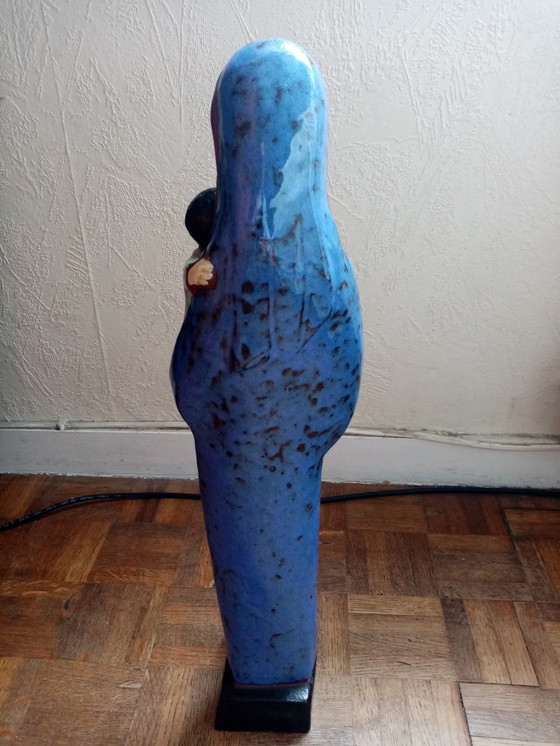 Image 1 of Sculpture Religieuse Céramique Belge Amphora 60/70S(49Cm)