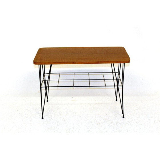 Image 1 of Table vintage en métal noir