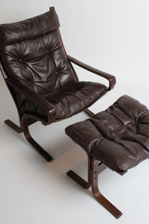 Fauteuil Siesta Ingnar Relling Pour Westnofa, Sweden, 1970