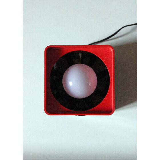 Lampe de table vintage en plastique bicolore, Italie – Plastic (photo 2 of 8)