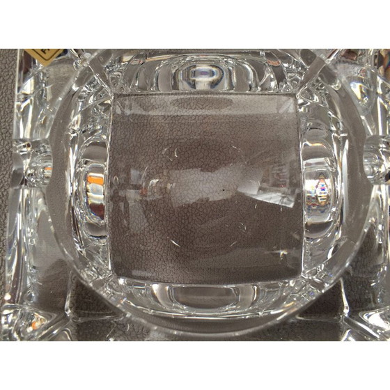 Image 1 of Cendrier vintage en cristal massif, 1960-1970