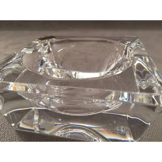 Image 1 of Cendrier vintage en cristal massif, 1960-1970