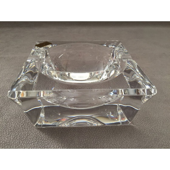 Image 1 of Cendrier vintage en cristal massif, 1960-1970