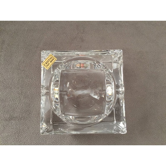 Image 1 of Cendrier vintage en cristal massif, 1960-1970