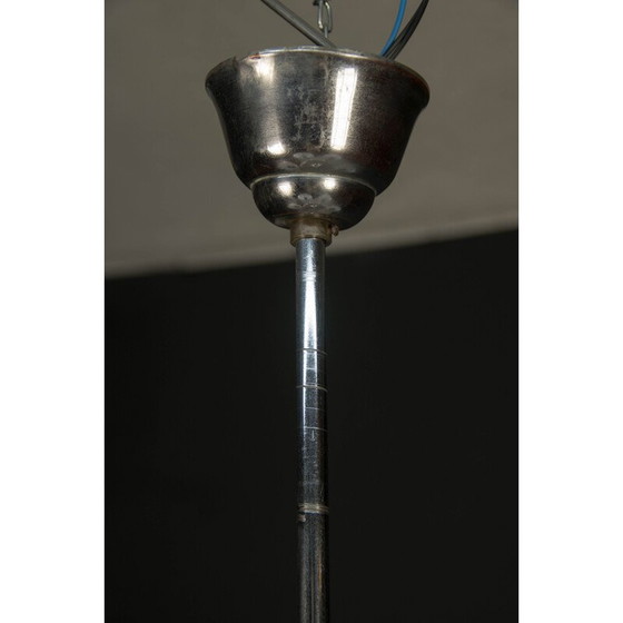 Image 1 of Lustre en verre vintage, Tchécoslovaquie 1930