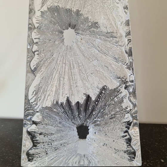 Image 1 of Lampe Vintage Daum en cristal "Cratères", 1960-1970