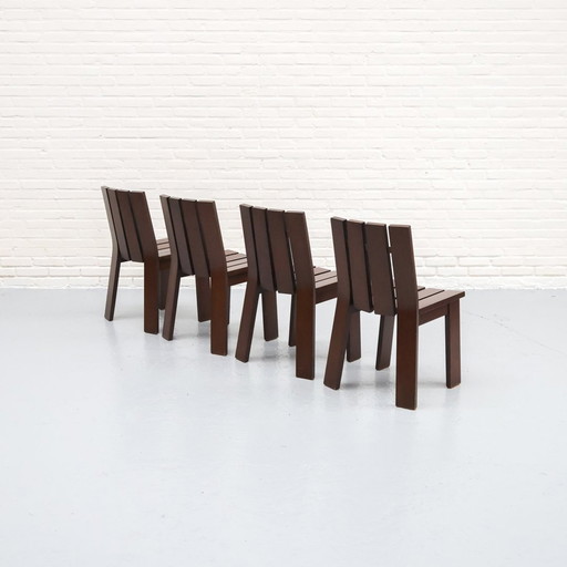 Chaises de salle à manger modernistes '70S