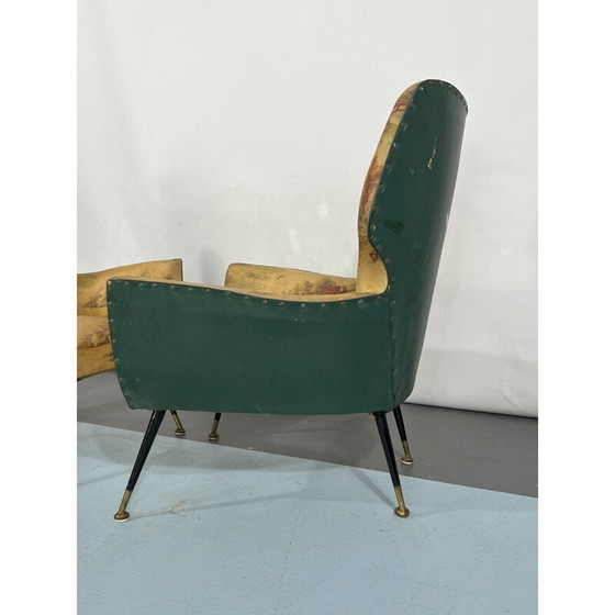 Image 1 of Paire de fauteuils italiens du Mid Century, années 1950
