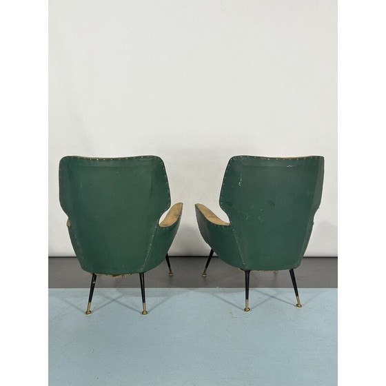 Image 1 of Paire de fauteuils italiens du Mid Century, années 1950