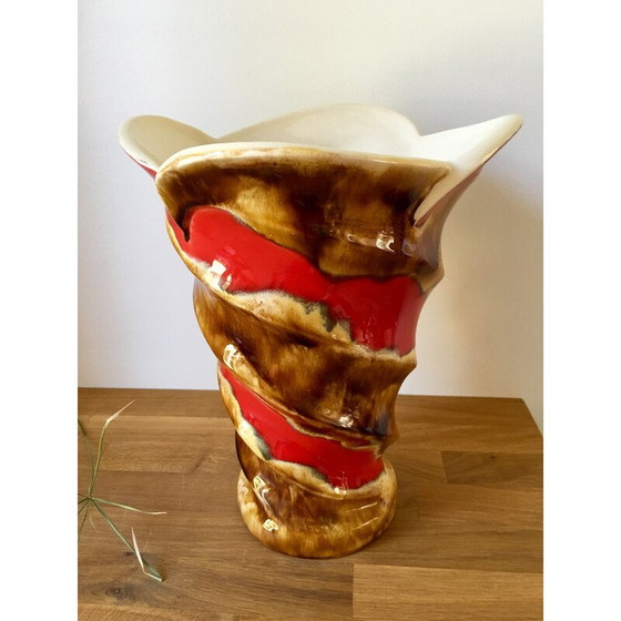 Image 1 of Vase vintage en céramique de Baudin