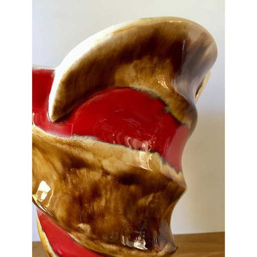 Vase vintage en céramique de Baudin