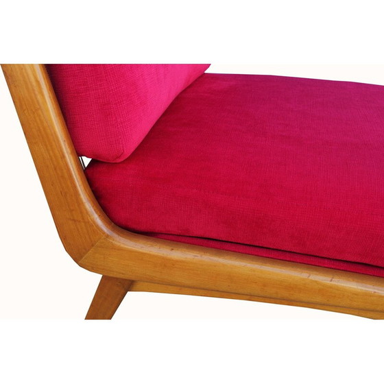 Image 1 of Chaise vintage, Hans Mitzlaff Soloform en rouge Ox-Blood 1950s