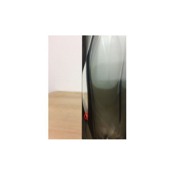 Image 1 of Vase vintage Sommerso en verre fumé de Murano