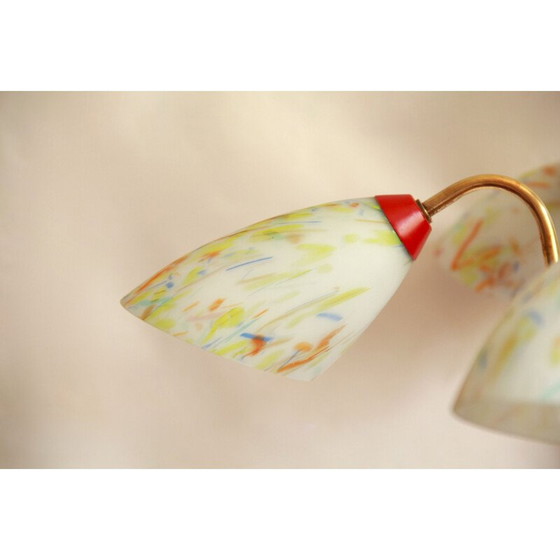 Image 1 of Suspension vintage coriandolo en verre de Murano coloré, Italie 1950