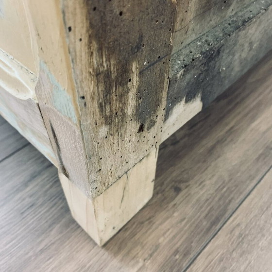 Image 1 of Meuble de rangement vintage en bois crème