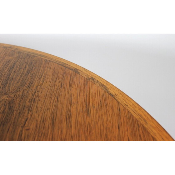 Image 1 of Table de salle à manger vintage avec rallonges en bois de rose 1960