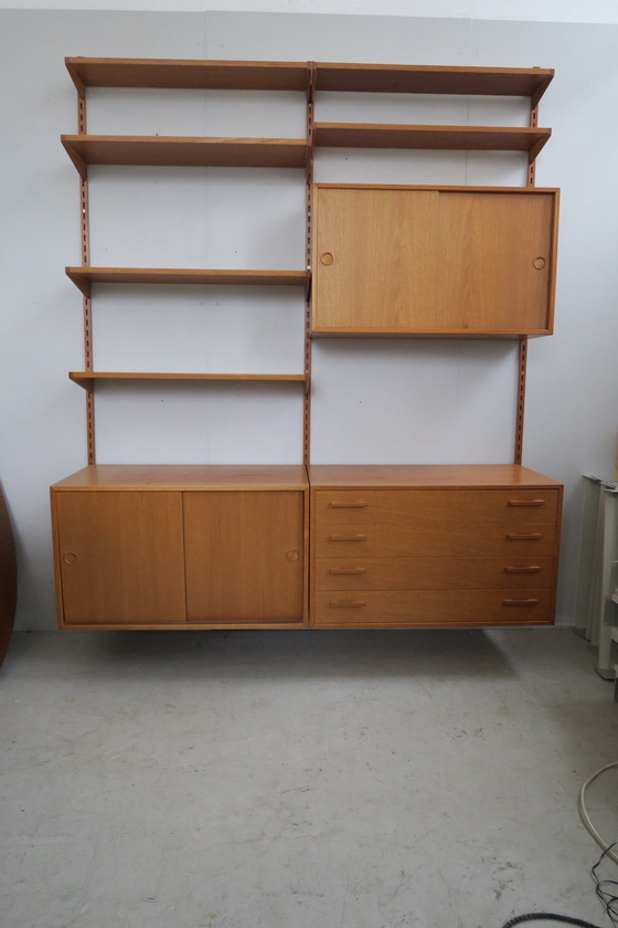 Image 1 of Etagère murale danoise en teck des années 60 par Kai Kristiansen