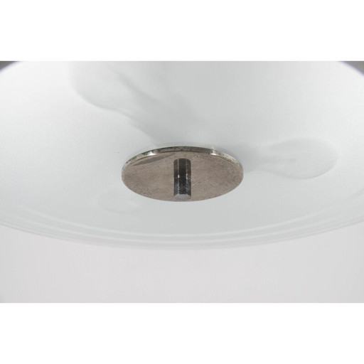 Lustre vintage Bauhaus en chrome et aluminium, 1930