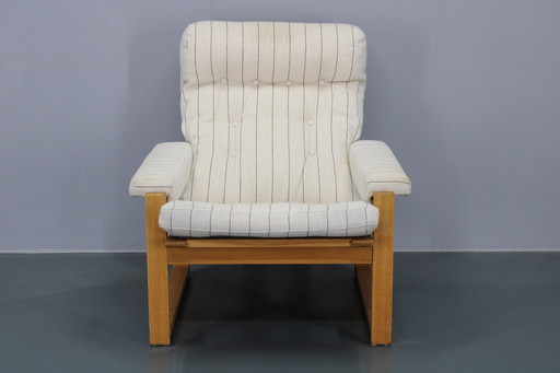 Fauteuil en chêne danois 1970S