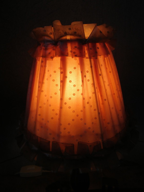 Image 1 of Magnifique lampadaire des années 1950 avec un cadre photo de chaque côté.