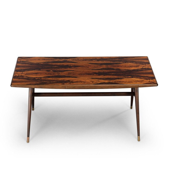 Image 1 of Table basse vintage en bois de rose, Danemark 1970