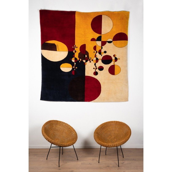 Image 1 of Tapis vintage en laine Samurai Tree Variants by Gabriel Orozco
