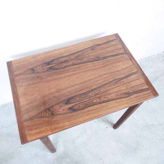 Image 1 of Paire de tables d'appoint scandinaves en bois de rose 1960