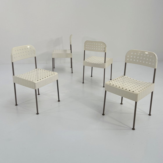 Image 1 of Chaise White Box par Enzo Mari pour Anonima Castelli, 1970S