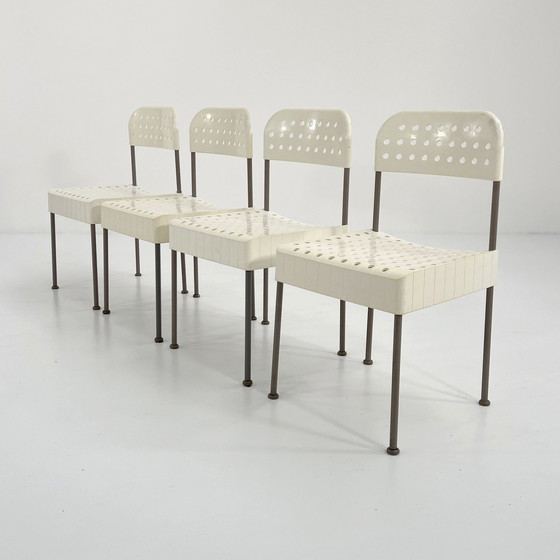 Image 1 of Chaise White Box par Enzo Mari pour Anonima Castelli, 1970S