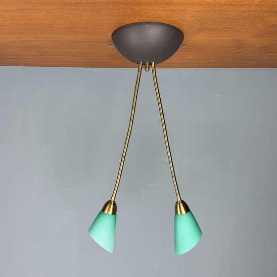 Image 1 of Herda Holland Vintage Gooseneck Ceiling Light (plafonnier à col de cygne)