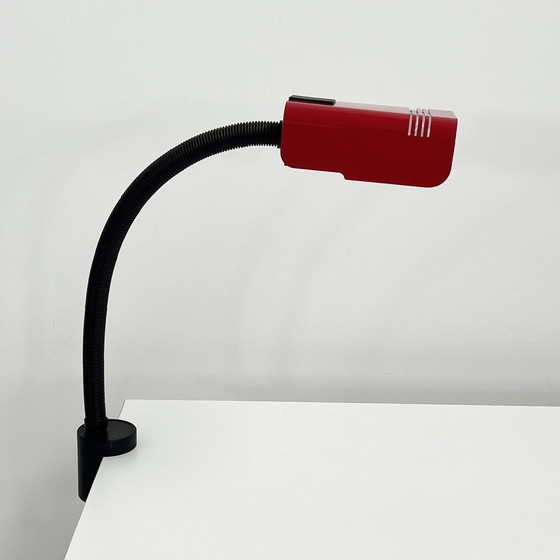 Image 1 of Lampe de bureau rouge de Targetti Sankey, 1970S