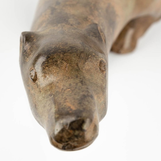 Image 1 of Ours polaire en bronze par Pierre Chenet