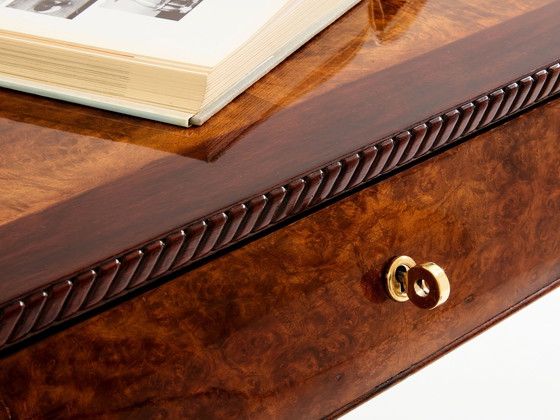 Image 1 of Bureau Süe & Mare en palissandre et loupe d'amboine 1921