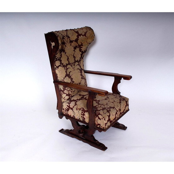 Image 1 of Vintage Old castle chair, Czechoslovakia 1900s