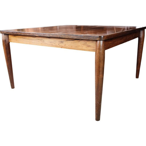 Table basse vintage en bois de rose, Danemark 1960